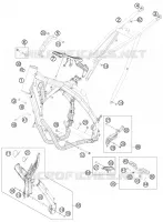 CADRE pour KTM 125 EXC SIX-DAYS de 2013