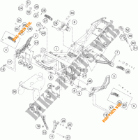 CADRE pour KTM RC 250 WHITE ABS de 2016