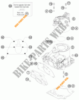 CYLINDRE / CULASSE pour KTM 125 EXC CHAMPION EDITION de 2010