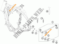 BEQUILLE LATERALE / CENTRALE pour KTM 125 EXC de 2016