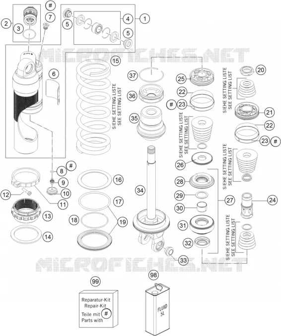 Levier Gauche Court ACCOSSATO Pour KTM EXC 125 2004-2008 - Interchangeable D'origine, Qualité Haute Performance - 4