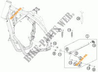 BEQUILLE LATERALE / CENTRALE pour KTM 125 EXC de 2015