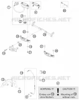 CONTACTEUR A CLE pour KTM 125 EXC de 2011