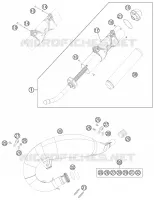 ECHAPPEMENT pour KTM 125 EXC de 2011