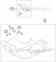 ACCESSOIRES pour KTM 450 EXC RACING de 2006