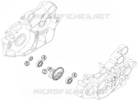 ARBRE D'EQUILIBRAGE pour KTM 450 EXC RACING de 2006