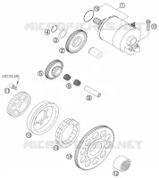 DEMARREUR ELECTRIQUE pour KTM 450 EXC RACING de 2006