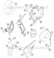 FILTRE A AIR pour KTM 450 EXC RACING de 2006