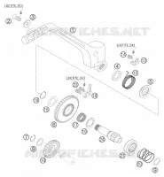 KICK pour KTM 450 EXC RACING de 2006