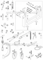 OUTILLAGE SPECIFIQUE (MOTEUR) pour KTM 450 EXC RACING de 2006