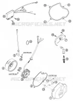 ALLUMAGE pour KTM 450 EXC-G RACING de 2004
