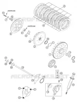 EMBRAYAGE pour KTM 450 EXC-G RACING de 2004