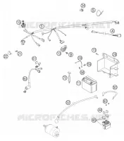 FAISCEAU ELECTRIQUE pour KTM 450 EXC-G RACING de 2004
