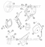 FILTRE A AIR pour KTM 450 EXC-G RACING de 2004