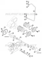 POMPE A HUILE pour KTM 450 EXC-G RACING de 2004