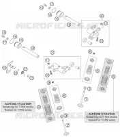 SOUPAPES pour KTM 450 EXC-G RACING de 2004