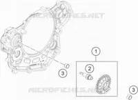 ARBRE D'EQUILIBRAGE pour KTM 450 EXC-F de 2018