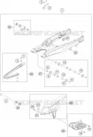 BRAS OSCILLANT  pour KTM 450 EXC-F de 2018