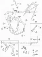 CADRE pour KTM 450 EXC-F de 2018