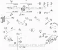 FAISCEAU ELECTRIQUE pour KTM 450 EXC-F de 2018