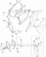 FILTRE A AIR pour KTM 450 EXC-F de 2018