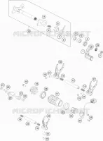MECANISME DE SELECTION DE VITESSES pour KTM 450 EXC-F de 2018