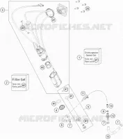 POMPE A ESSENCE pour KTM 450 EXC-F de 2018