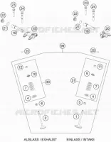 SOUPAPES pour KTM 450 EXC-F de 2018