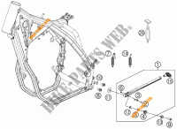 BEQUILLE LATERALE / CENTRALE pour KTM 450 EXC de 2015