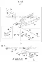 BRAS OSCILLANT  pour KTM 450 EXC de 2011