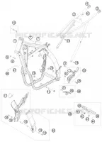 CADRE pour KTM 450 EXC de 2011