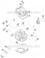 CULASSE pour KTM 450 EXC de 2011