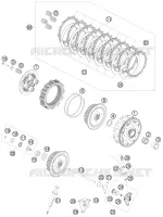 EMBRAYAGE pour KTM 450 EXC de 2011