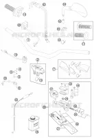 GUIDON / COMMANDES pour KTM 450 EXC de 2011