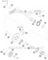 KICK pour KTM 450 EXC de 2011
