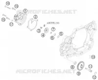 POMPE A EAU pour KTM 450 EXC de 2011