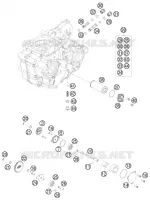 POMPE A HUILE pour KTM 450 EXC de 2011
