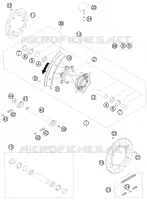 ROUE ARRIERE pour KTM 450 EXC de 2011