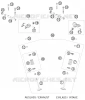 SOUPAPES pour KTM 450 EXC de 2011