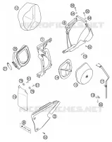 FILTRE A AIR pour KTM 400 EXC RACING de 2002