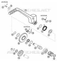 KICK pour KTM 400 EXC RACING de 2002