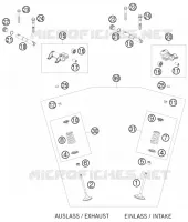 SOUPAPES pour KTM 400 EXC de 2009
