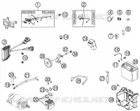 FAISCEAU ELECTRIQUE pour KTM 350 EXC-F SIX DAYS de 2013