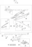 BRAS OSCILLANT  pour KTM 350 EXC-F de 2014