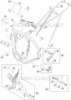 CADRE pour KTM 350 EXC-F de 2014