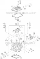 CULASSE pour KTM 350 EXC-F de 2014