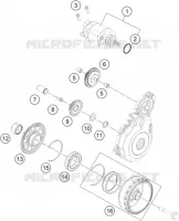 DEMARREUR ELECTRIQUE pour KTM 350 EXC-F de 2014