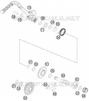KICK pour KTM 350 EXC-F de 2014