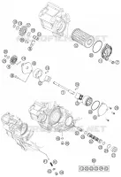 POMPE A HUILE pour KTM 350 EXC-F de 2014