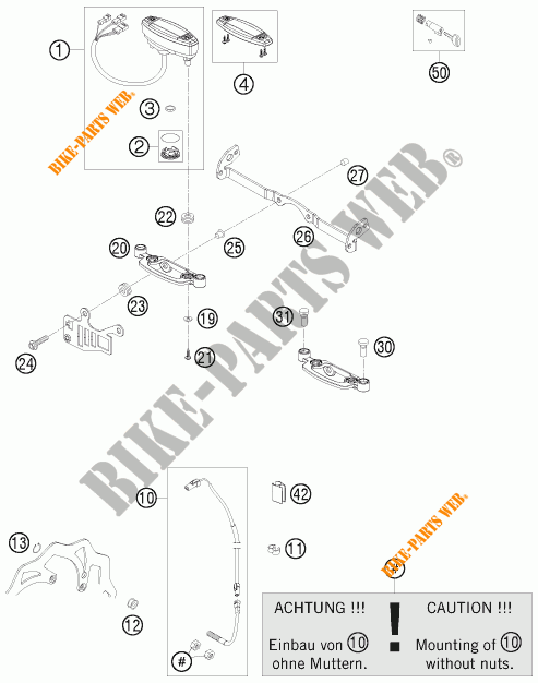 CONTACTEUR A CLE pour KTM 250 EXC FACTORY EDITION de 2011